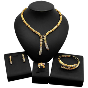 Jewelry Sets Italian Gold Plated Jewelry Set Fashion Lady Dubai Style Jewellery Sets