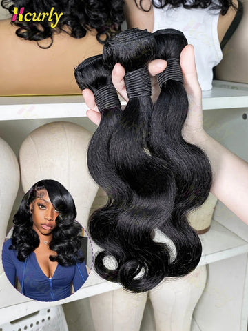 Body Wave Short Bundles Make Short Bob Wigs 100% Unprocessed Human Hair Bundles Virgin Hair Quick Weave Deals Hair Extension