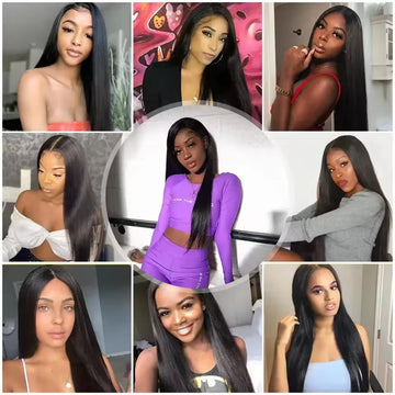 Bone Straight 100% Real Human Hair Bundles Remy Raw Hair Straight Human Hair Bundles Brazilian Hair Weave Extensions