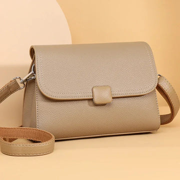 Badiman Genuine Leather Handbag – Women’s Luxury Cowhide Tote & Crossbody Shoulder Bag