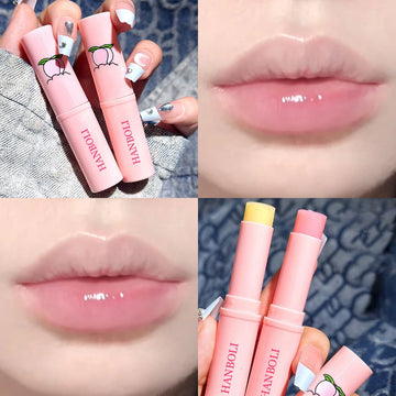 Peach Lip Balm – Hydrating Jelly Lipstick with Color-Changing Moisturizer