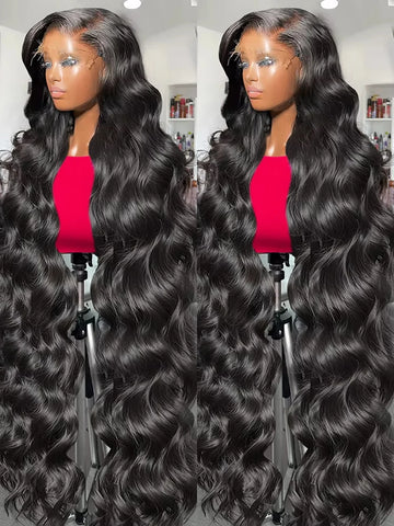 HD Body Wave Lace Front Wig for Women High-Density Brazilian Human Hair Extensions 36-40 Inch 13x6 and 13x4