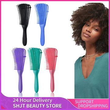 LANBENA Detangling Hair Brush – Scalp Massage Octopus Comb for Curly & Thick Hair