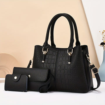 Women's Handbag Set of Three Bags: handbag, handbag, and Handbag
