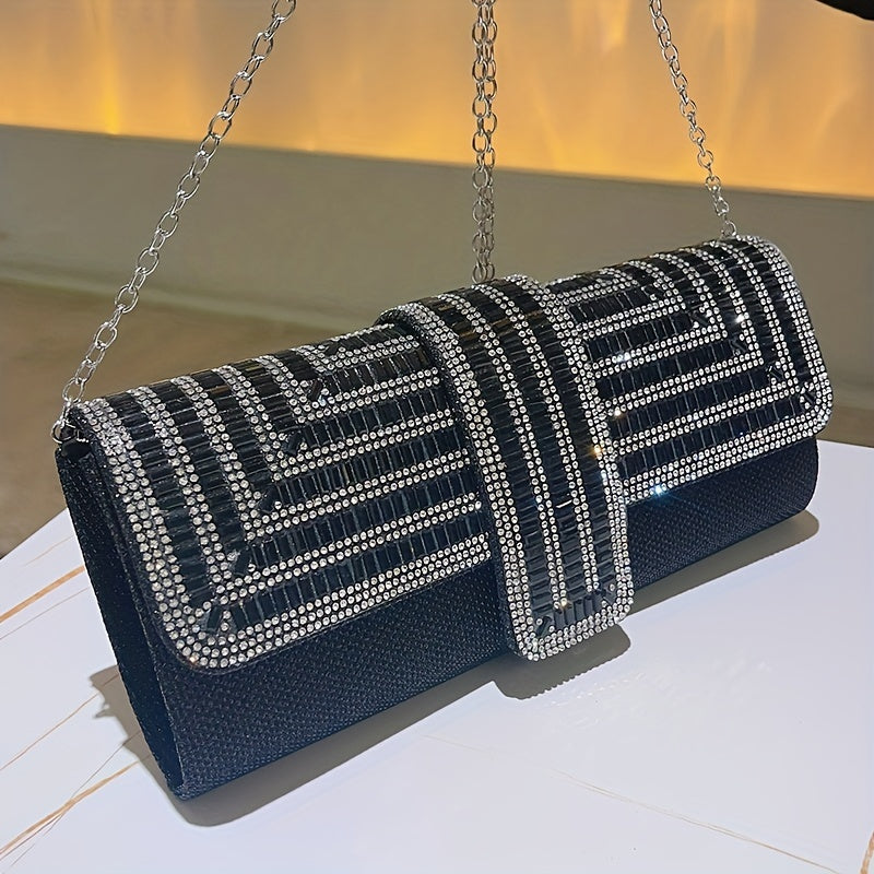 Evening Clutch Women Fashion Envelope Bag Prom Luxury Purse Sparkling Crystal Handbag Cocktail Party Handbag