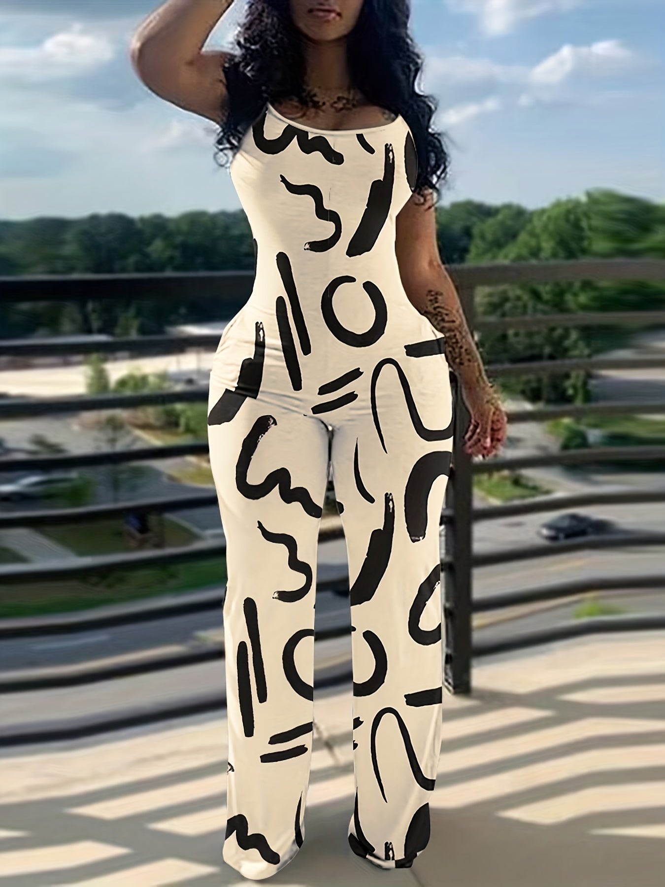 Spaghetti Strap Jumpsuit for Spring & Summer Wear