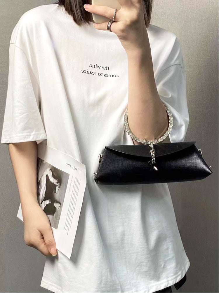 Women's Luxury Designer Clutch Handbag with Detachable Chain Strap & Closure - Synthetic Leather Rhinestone-Adorned White/Black/Green Evening Bag, Golden-Tone Hardware, Elegant Large Statement Purse for Parties, Weddin