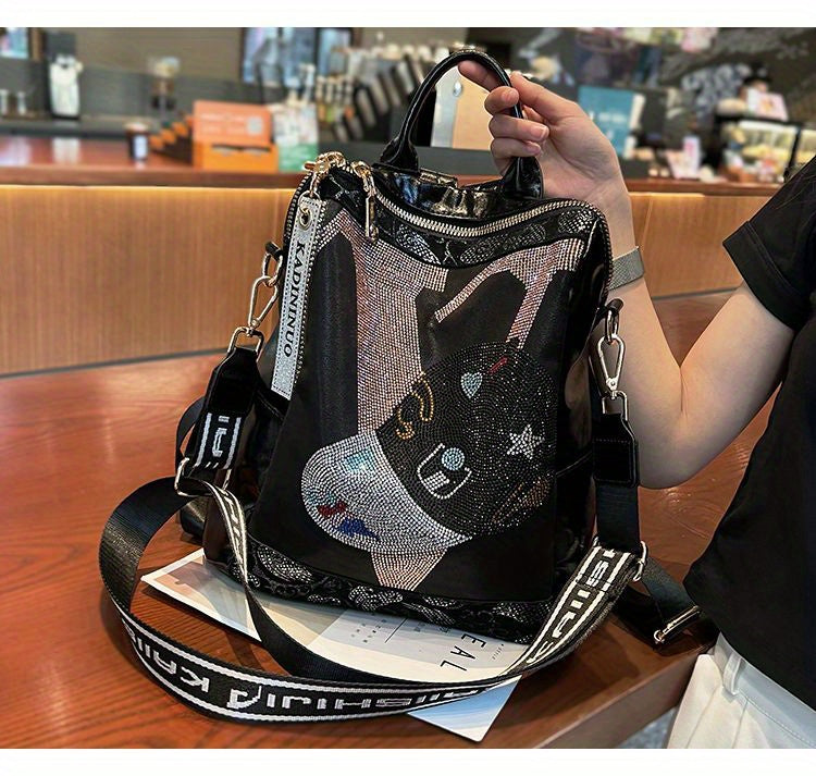 Backpack Purse, Fashion Laptop Daypack, Steampunk Shoulder Bag For School Travel