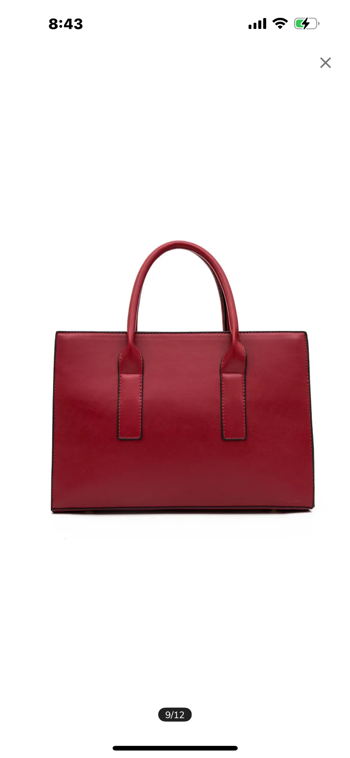 Women’s Crocodile Embossed Handbag Set – Elegant Tote, Shoulder Bag & Wallet