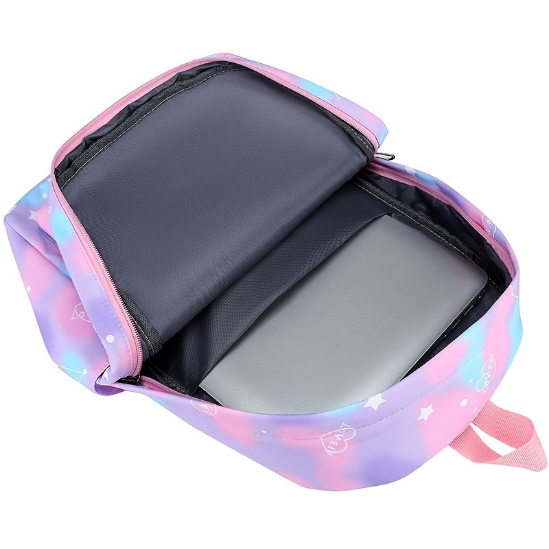 Backpack - Spacious School Bag with Insulated Lunch Box, Pencil Case, and Multiple Compartments for Organized