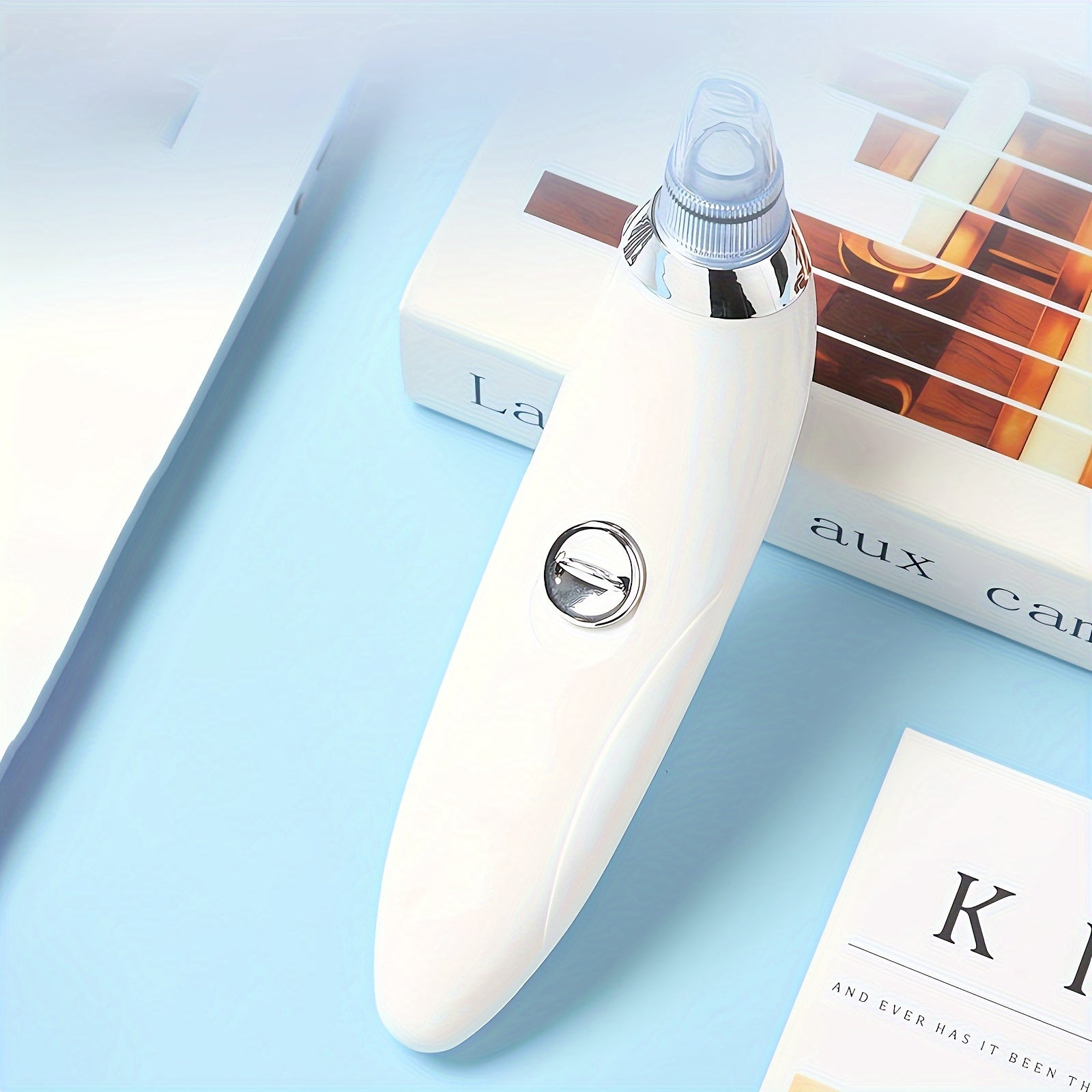 GENAI Blackhead clean Beauty Meter - Portable Facial Pore Cleaner with 4 Probes, Gentle and Safe Cleansing for Men and Women, Battery-Operated (Batteries Not Included)