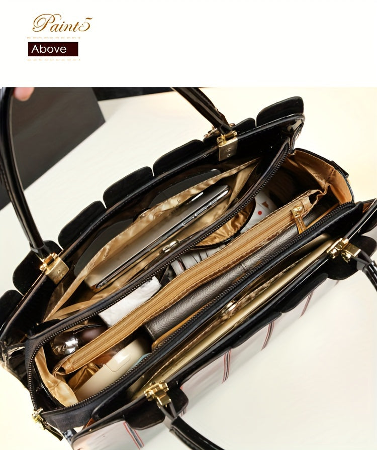 A Stylish And Versatile Shoulder Bag for Middle-Aged Women, Suitable for Various Occasions.