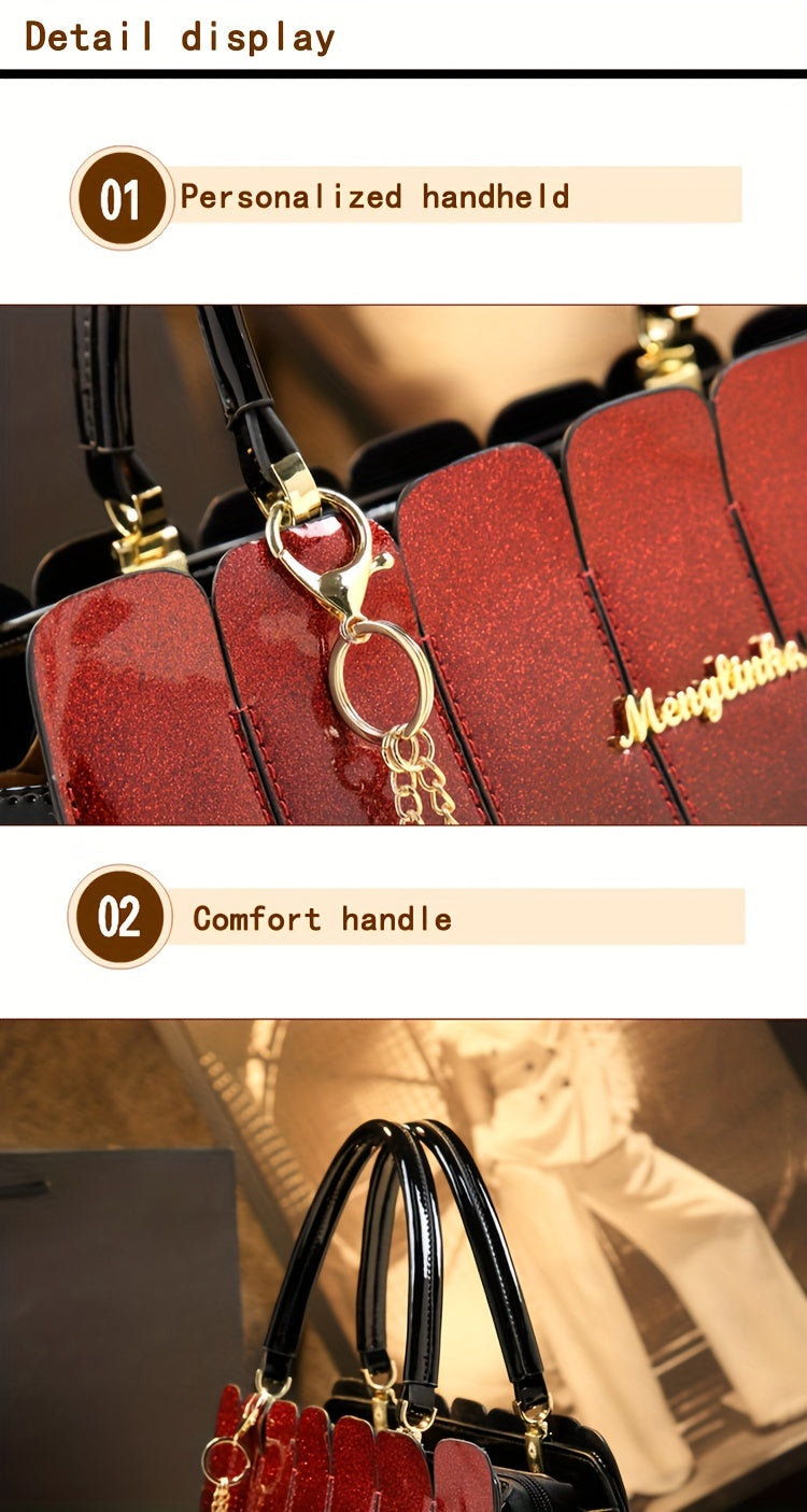 A Stylish And Versatile Shoulder Bag for Middle-Aged Women, Suitable for Various Occasions.