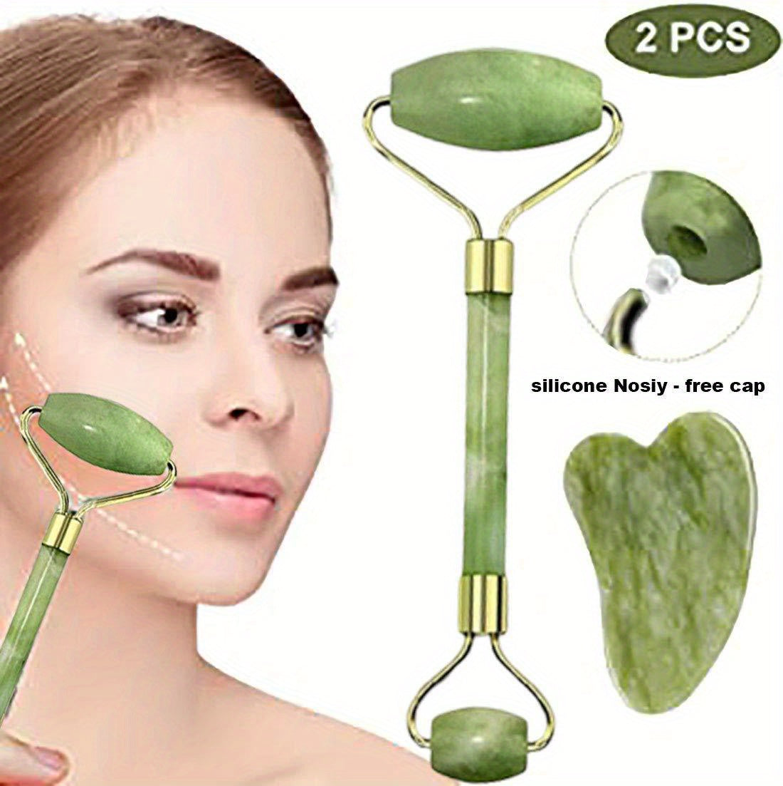 2pcs of Gua Sha Boards for Facial Massage, Specialized Tools for Beauty Salons to Slim The Face And Neck, Without Battery