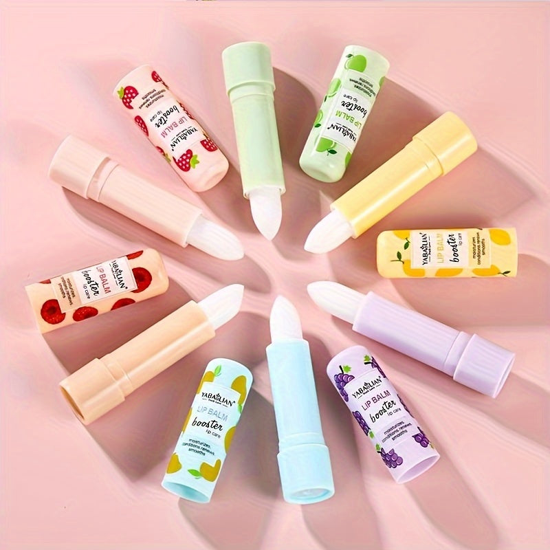 Moisturizing Lip Balm, 6 Fruit Flavors