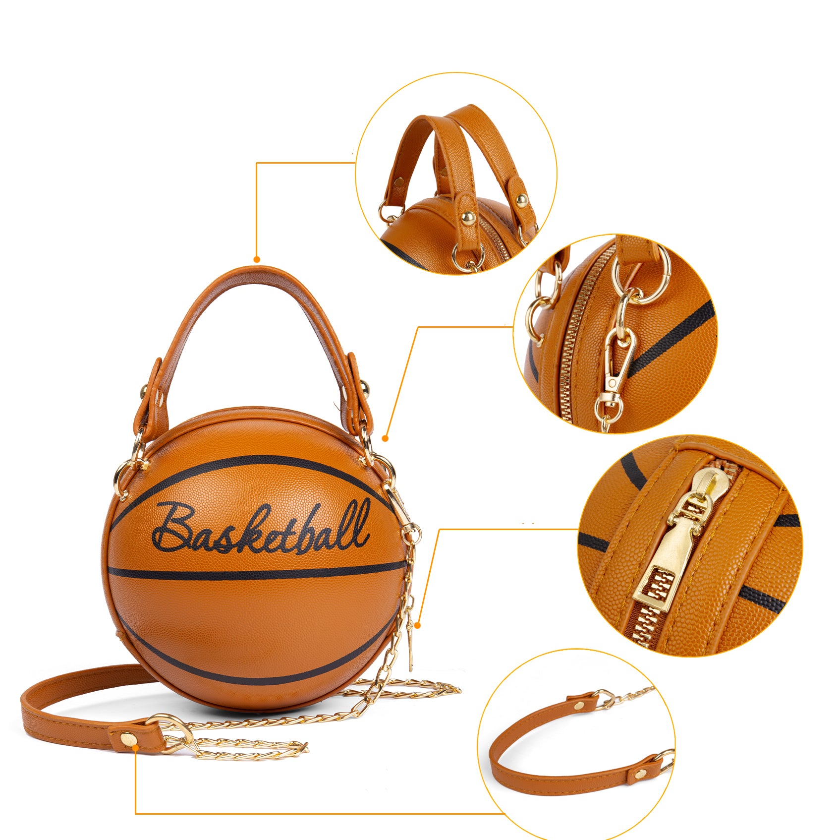 PU Leather Crossbody & Shoulder Bag with Adjustable Strap