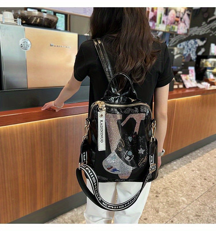 Backpack Purse, Fashion Laptop Daypack, Steampunk Shoulder Bag For School Travel