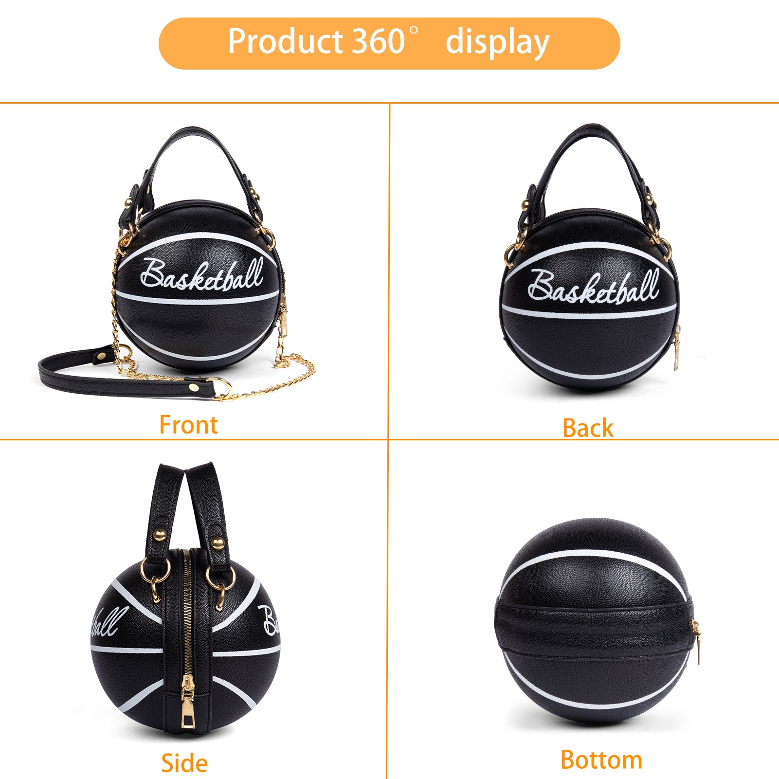 PU Leather Crossbody & Shoulder Bag with Adjustable Strap