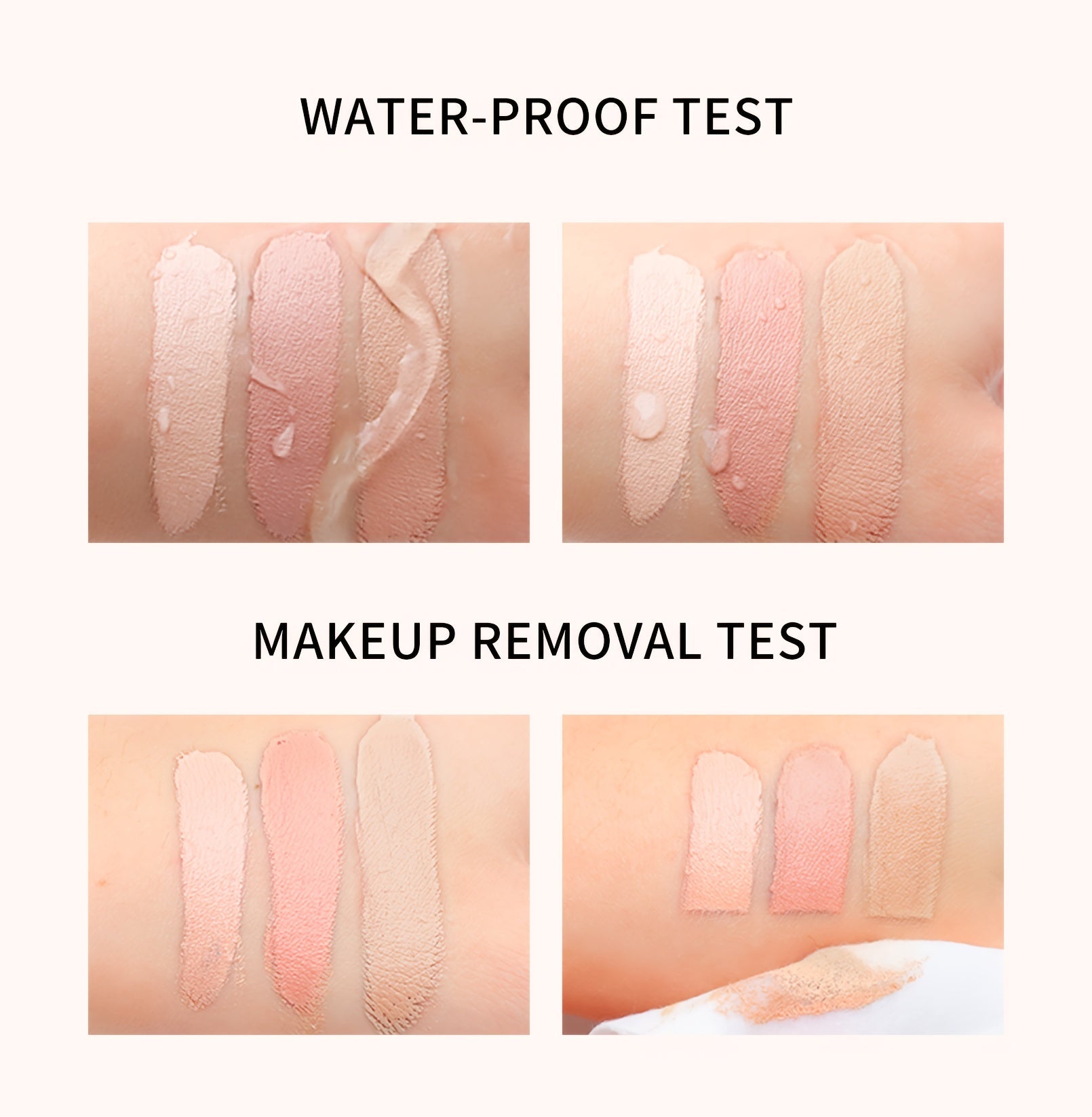 QIC Full Coverage Concealer & Foundation - Matte Finish, Natural Coverage for Dark Circles, Blemishes, & Contouring, Non-Cakey Formula, All Light Beige Types, Plant-Based Squalane, 1fl.oz, Beauty Product, Sleek Packaging, Smo