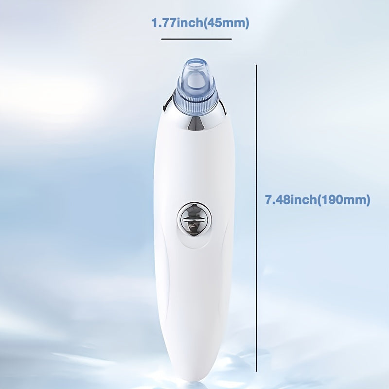 GENAI Blackhead clean Beauty Meter - Portable Facial Pore Cleaner with 4 Probes, Gentle and Safe Cleansing for Men and Women, Battery-Operated (Batteries Not Included)