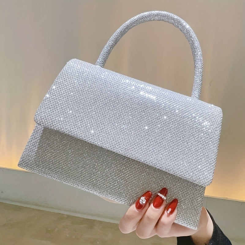 Evening Bag, Glitter Clutch Purse For Women, Sparkly Handbag For Wedding party