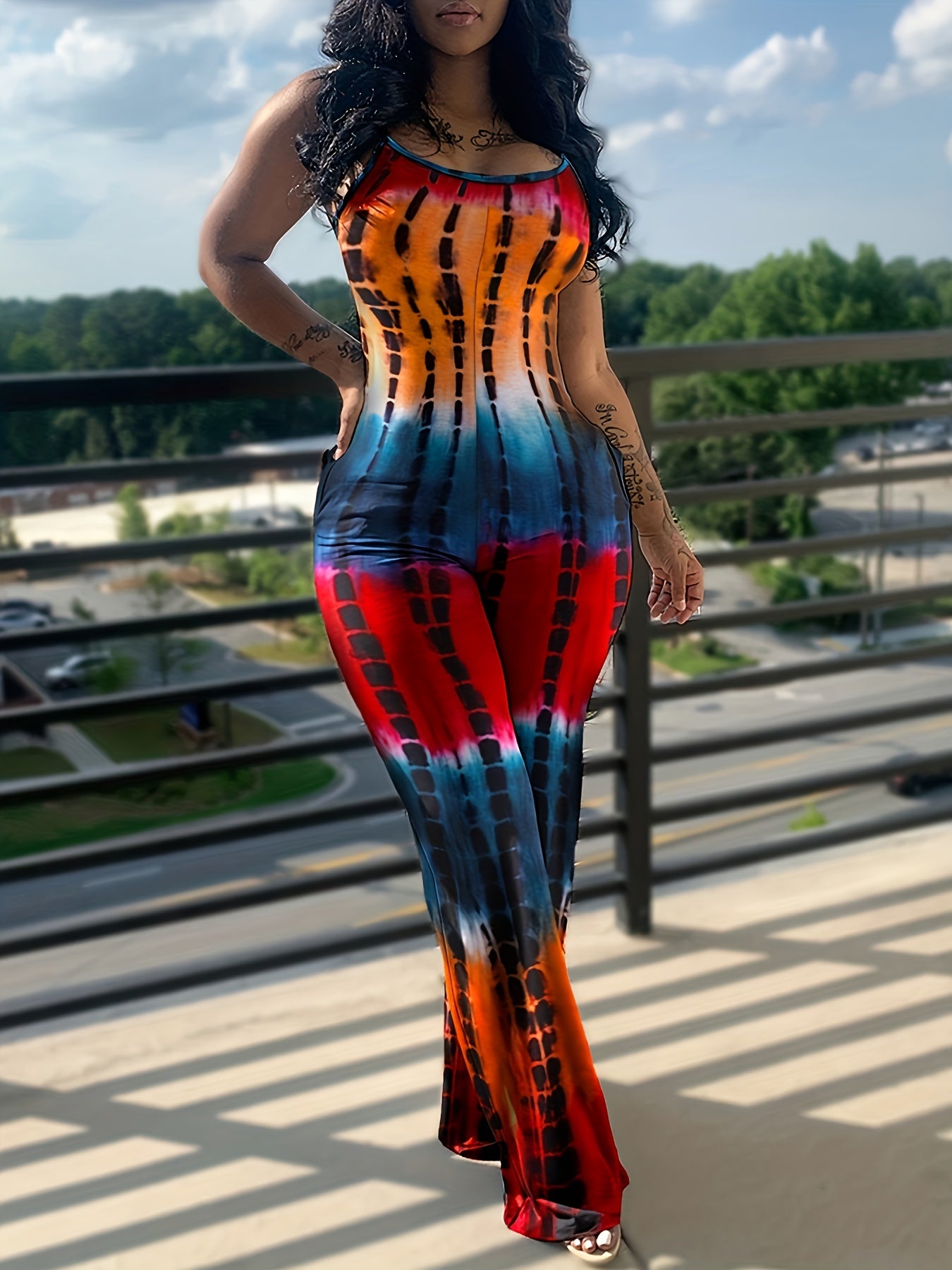 Spaghetti Strap Jumpsuit for Spring & Summer Wear