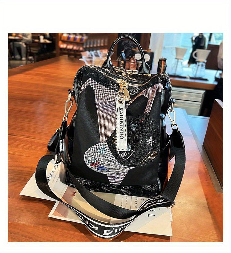 Backpack Purse, Fashion Laptop Daypack, Steampunk Shoulder Bag For School Travel