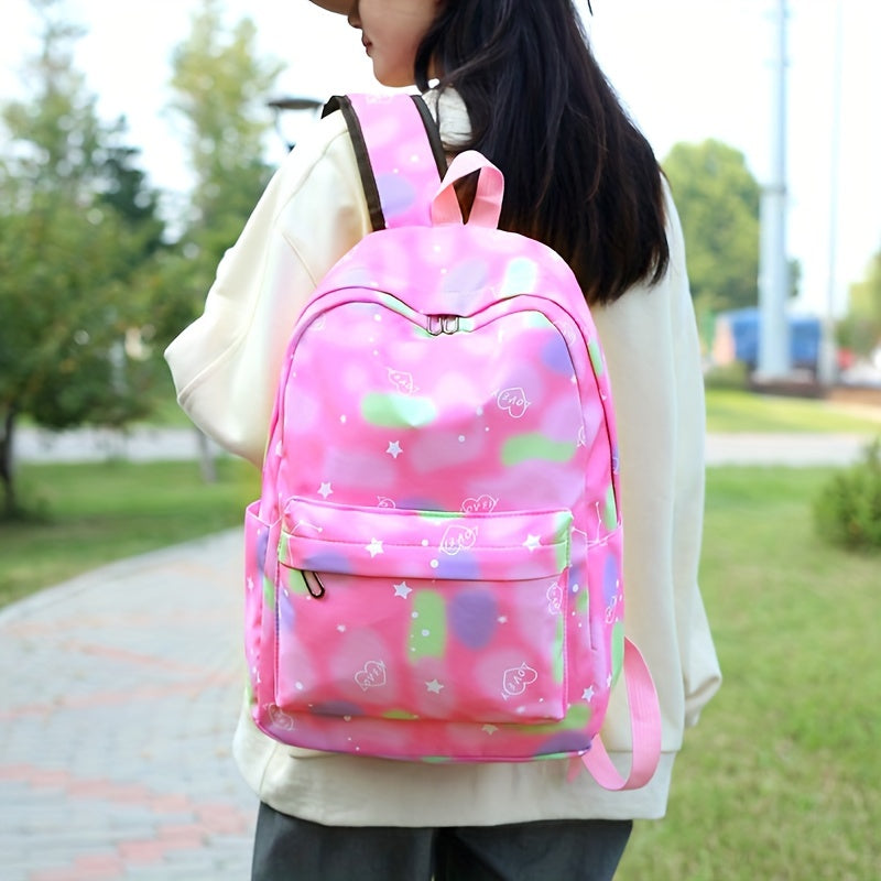 Backpack - Spacious School Bag with Insulated Lunch Box, Pencil Case, and Multiple Compartments for Organized