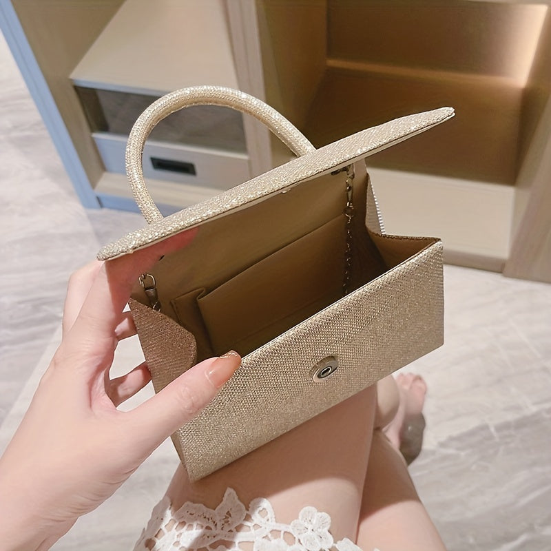 Evening Bag, Glitter Clutch Purse For Women, Sparkly Handbag For Wedding party