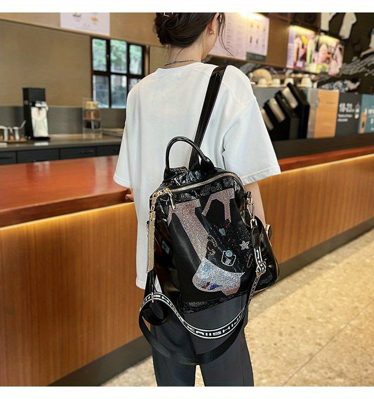 Backpack Purse, Fashion Laptop Daypack, Steampunk Shoulder Bag For School Travel