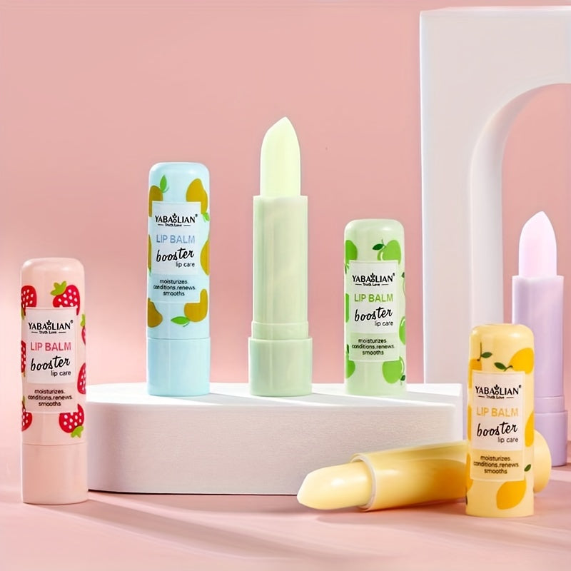 Moisturizing Lip Balm, 6 Fruit Flavors