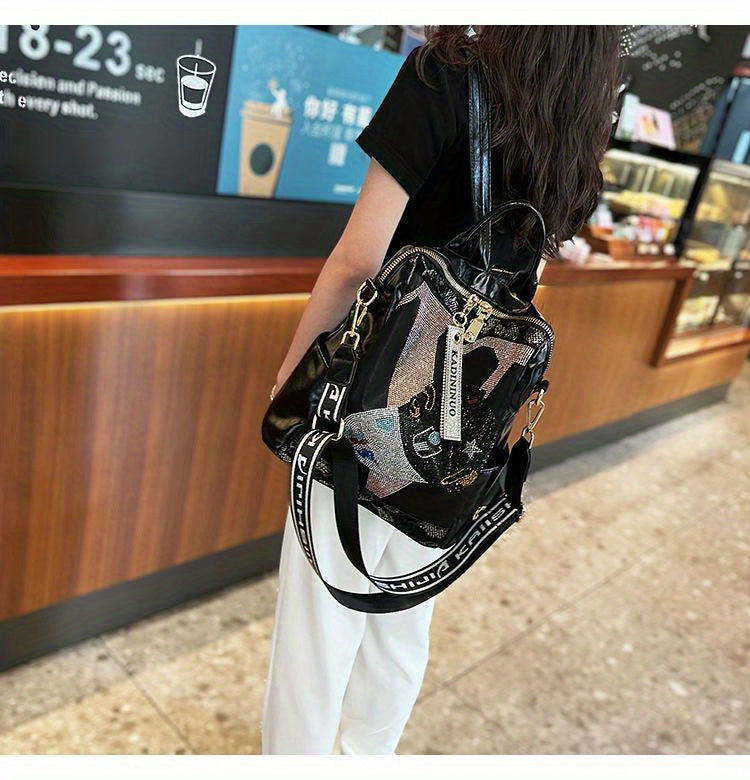 Backpack Purse, Fashion Laptop Daypack, Steampunk Shoulder Bag For School Travel