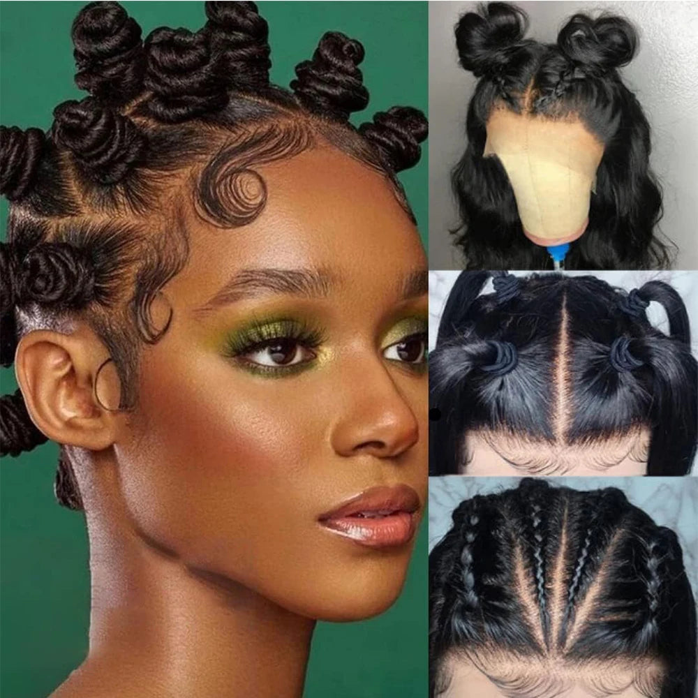 HD Full Lace Human Hair Wigs Brazilian Straight Human Hair Wigs for Black Women  250 Density Glueless Wig Human Hair