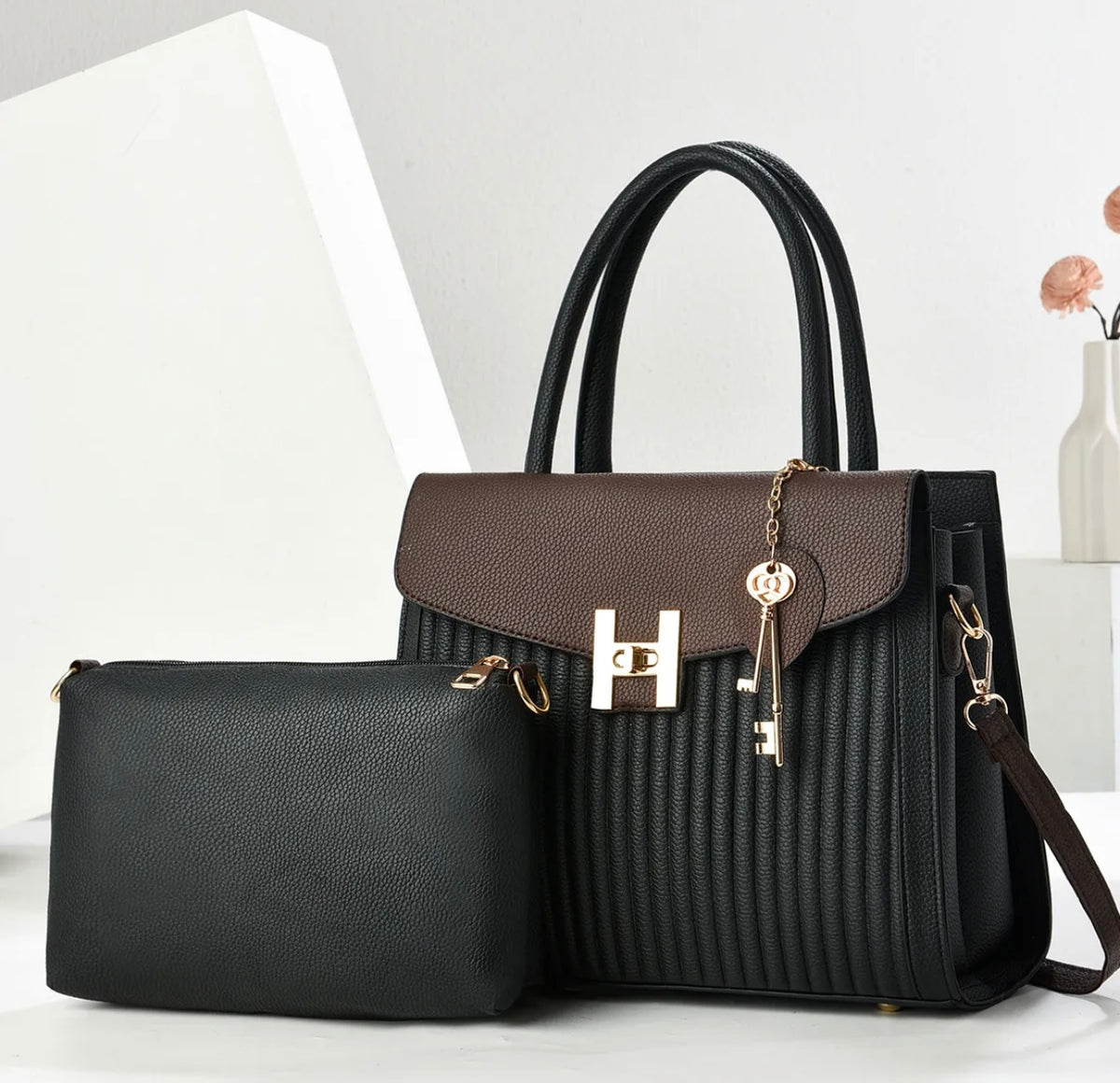 Women’s 3-Piece Handbag Set – Stylish Shoulder & Tote Bags
