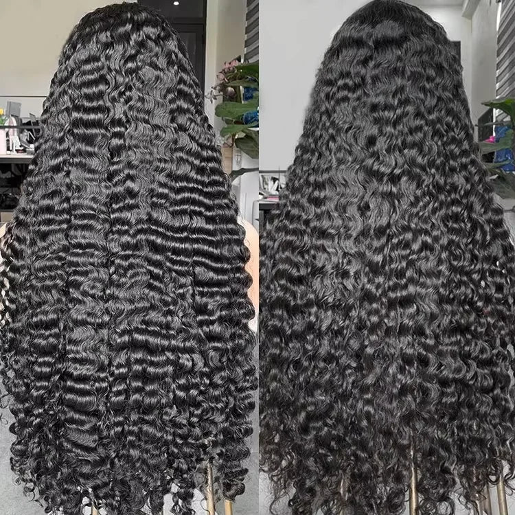 Human 13x4 Full Lace Full Front Wigs Human Hair hd Lace Frontal Raw Burmese Curly Hair Wigs