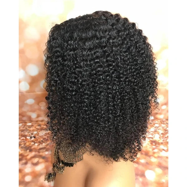 Lace Virgin Brazilian Human Hair Wigs Vendors No Tangle Deep Part Wet Short Bob Lace Front Wig with Baby Hair