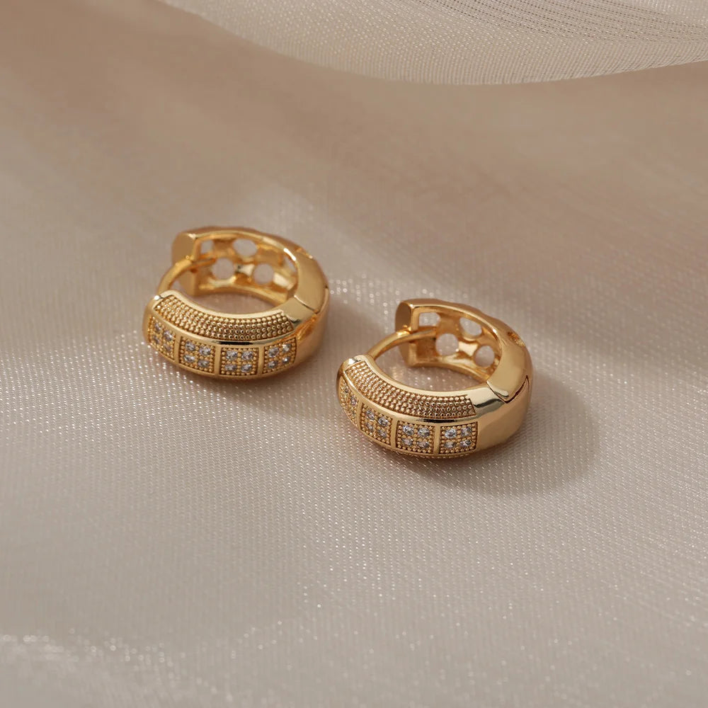 Cubic Zirconia Hoops for Women  Trend Jewelry