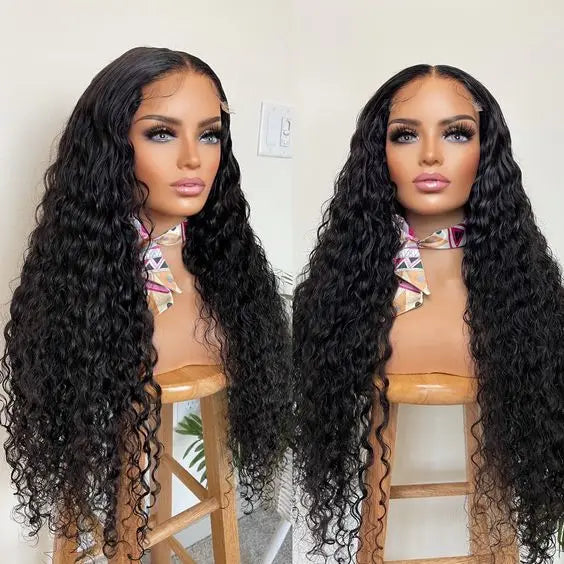 Human 13x4 Full Lace Full Front Wigs Human Hair hd Lace Frontal Raw Burmese Curly Hair Wigs