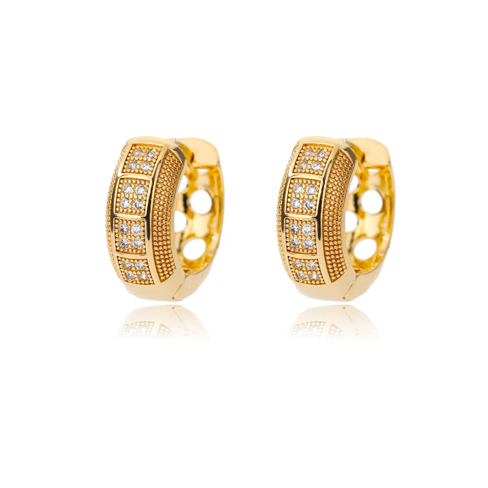 Cubic Zirconia Hoops for Women  Trend Jewelry