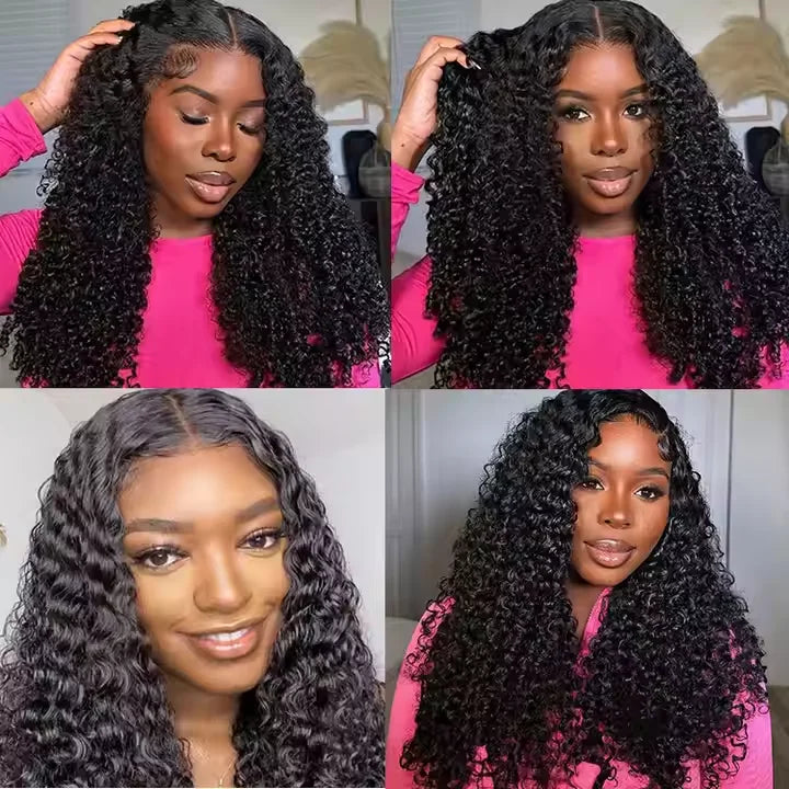 Human 13x4 Full Lace Full Front Wigs Human Hair hd Lace Frontal Raw Burmese Curly Hair Wigs