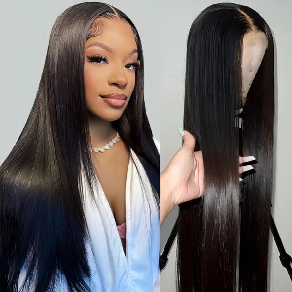 Ginger 13x4 13x6 Glueless HD Lace Frontal Pre Cut Raw Brazilian Wig Pre Plucked Ready to Wear Loose Deep Wave Human Hair Wigs