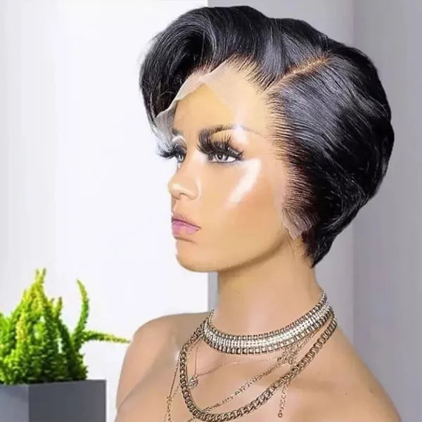 Ginger 13x4 13x6 Glueless HD Lace Frontal Pre Cut Raw Brazilian Wig Pre Plucked Ready to Wear Loose Deep Wave Human Hair Wigs