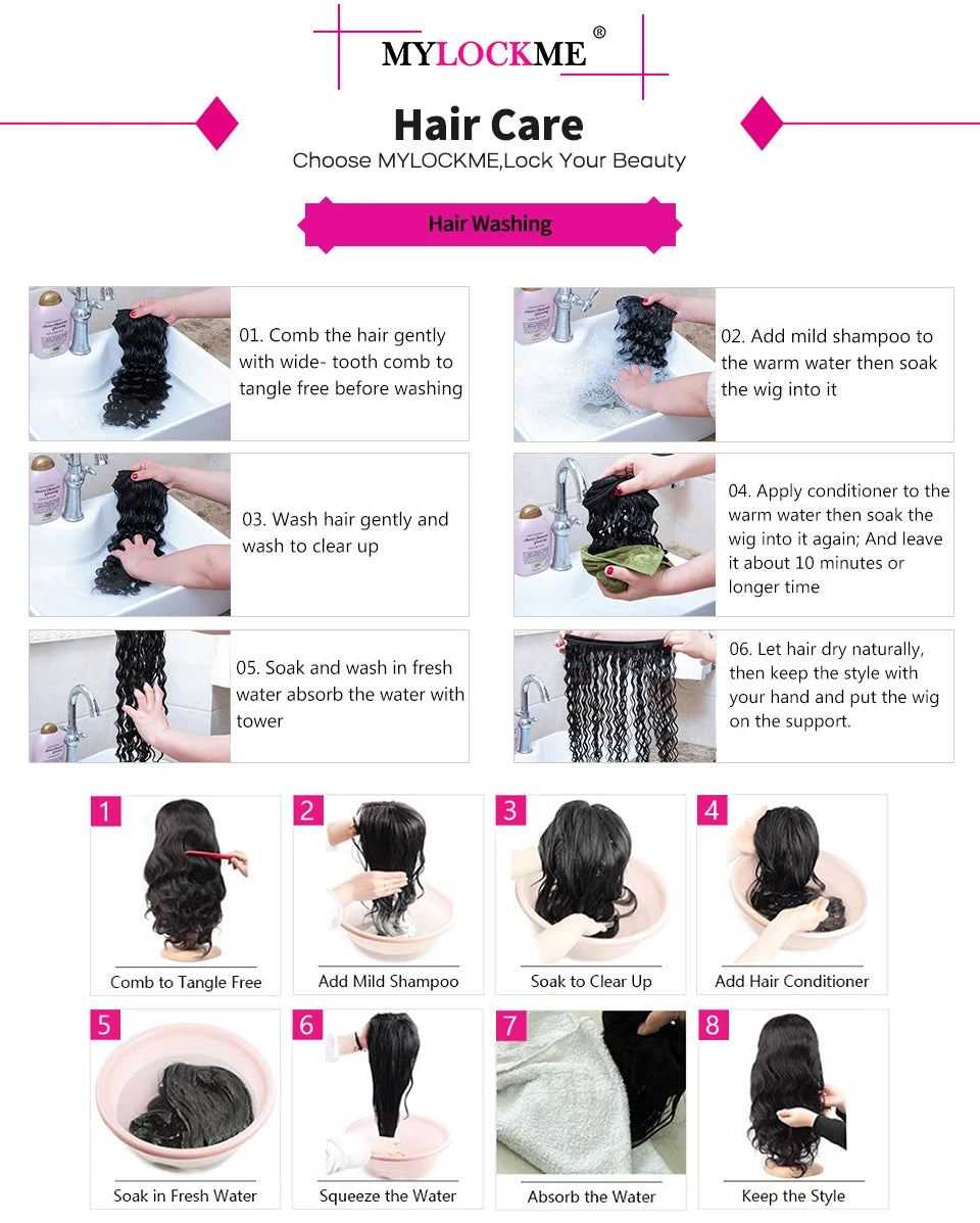 Kinky Curly Headband Wig – MYLOCKME Brazilian Remy Human Hair, 180% Density, Glueless Full Machine Made Wig for Women