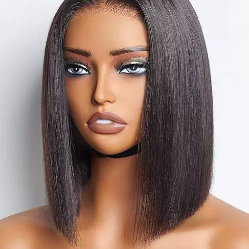 Yaki Wig Full-Head Wig Women's High-Temperature Fiber Fringe Chestnut Brown Wave Head Cover Manufacturer