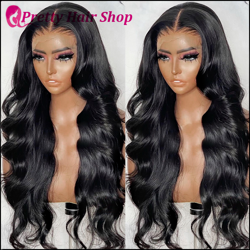 360 Full Lace Wig Pre Plucked Brazilian Body Wave Human Hair