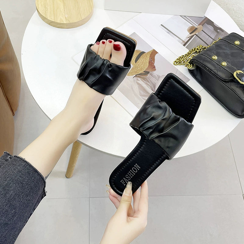 Summer New Arrival Home Sandals Non Slip Platform Slippers Female Flat Flip-Flops Beach Outdoor Sandals Female Fashion