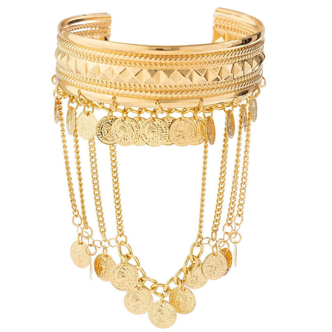 New Arrival Fashion Metal Coin Tassel Female Dance Bracelet