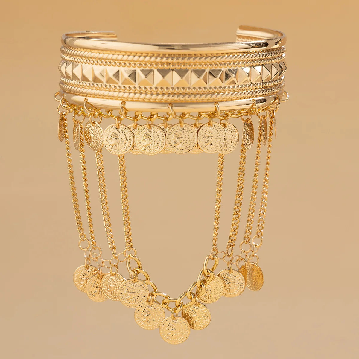New Arrival Fashion Metal Coin Tassel Female Dance Bracelet