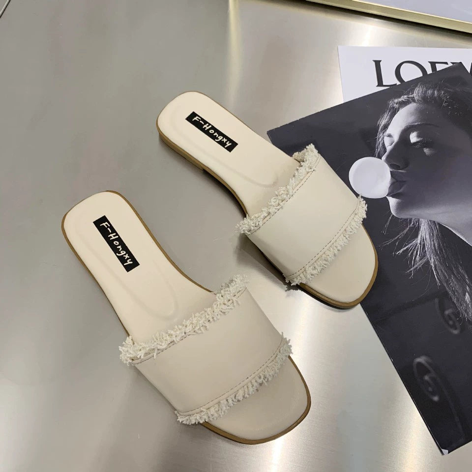 Summer New Arrival Home Sandals Non Slip Platform Slippers Female Flat Flip-Flops Beach Outdoor Sandals Female Fashion