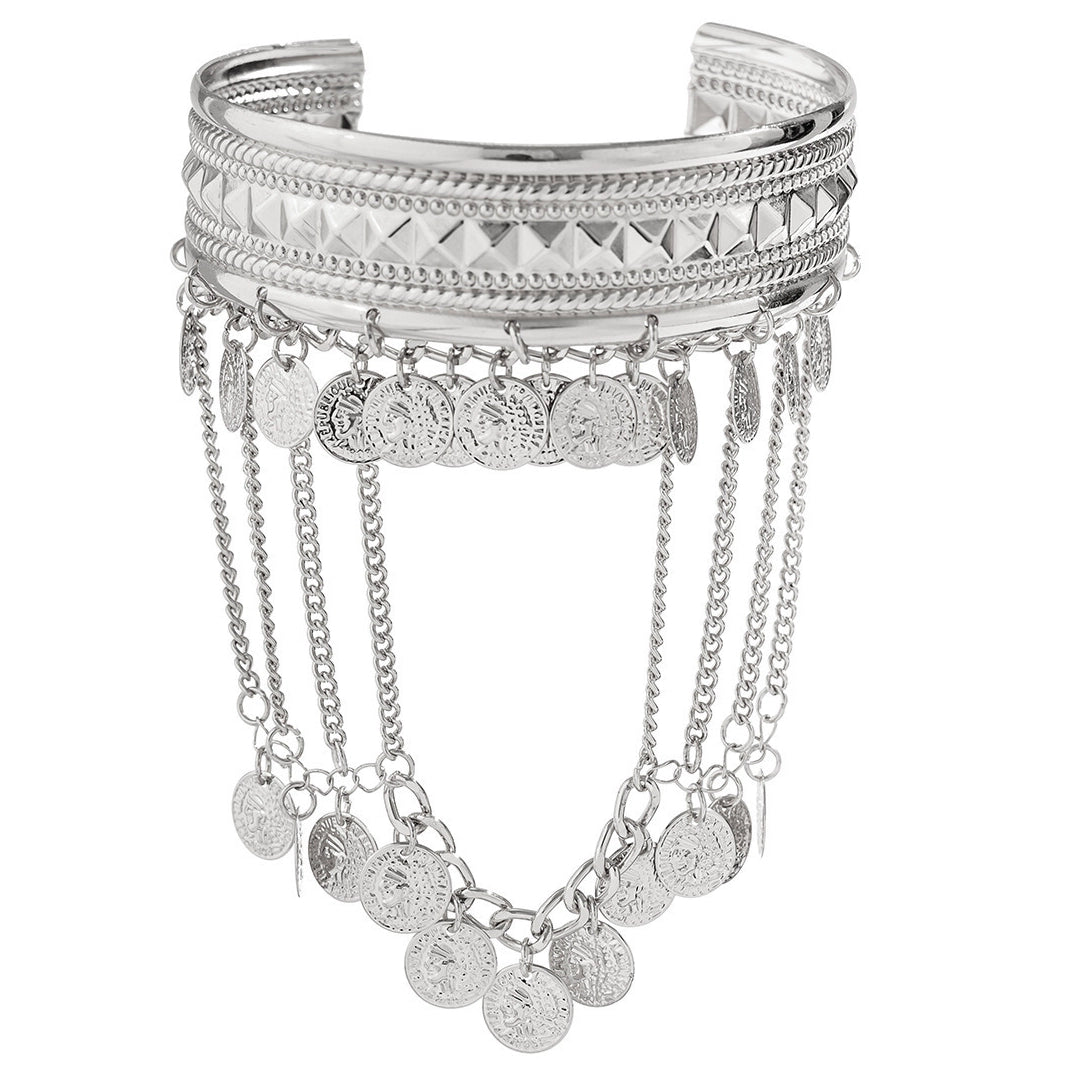 New Arrival Fashion Metal Coin Tassel Female Dance Bracelet
